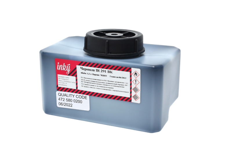 Чернила Domino 1,2 л, арт. IR 291 BK